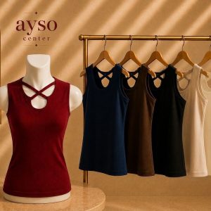 رکابی یقه ضربدری برشکا
